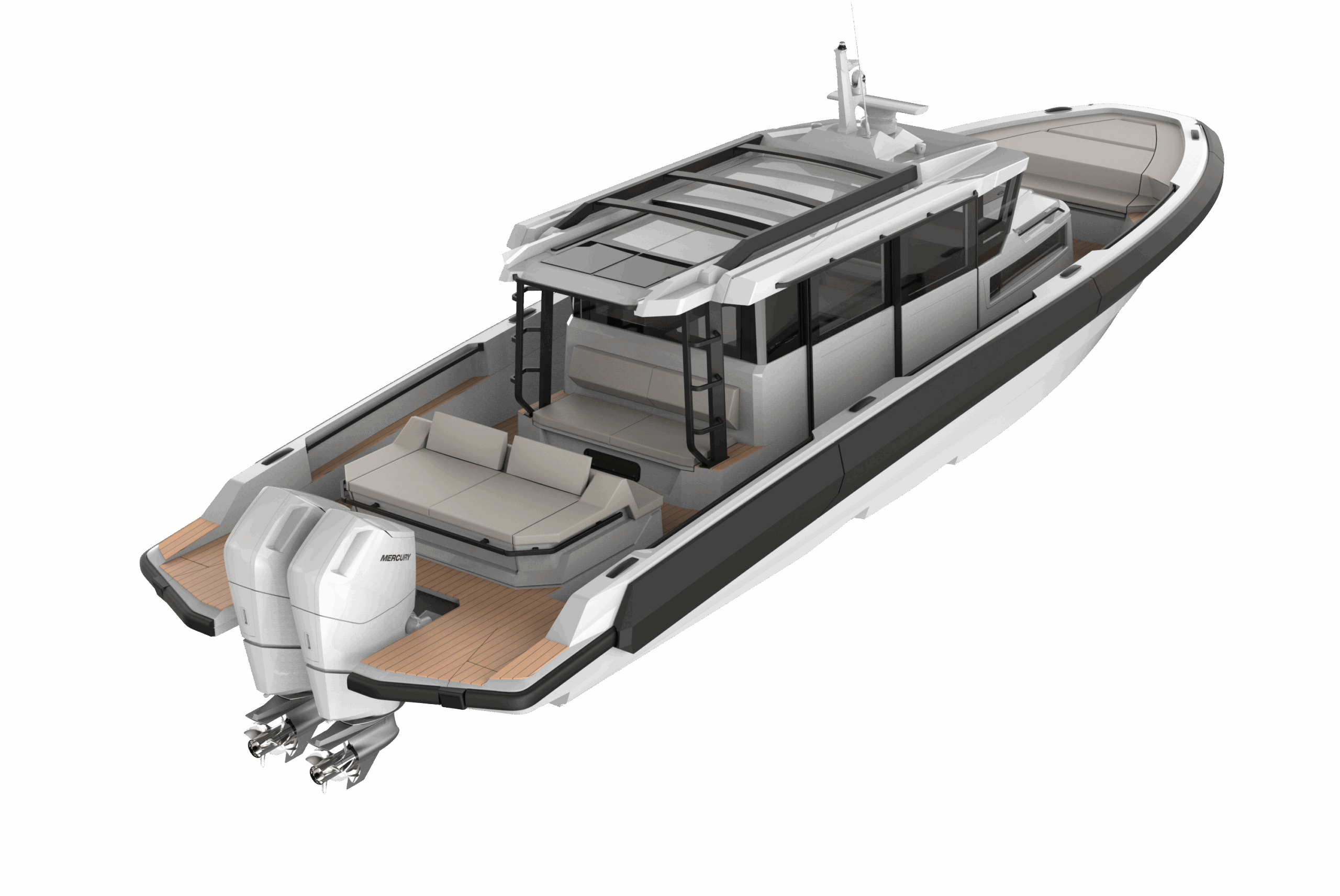 TWO OR THREE OUTBOARD UNITS